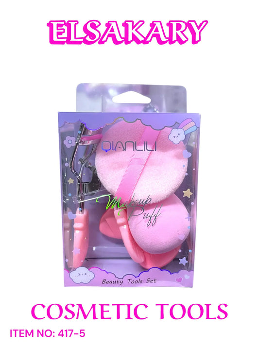 Makeup Sponge & Eyelash Curler Set - 417-5