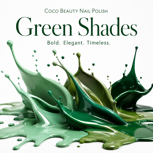 Coco Beauty Nail Polish - Green Shades