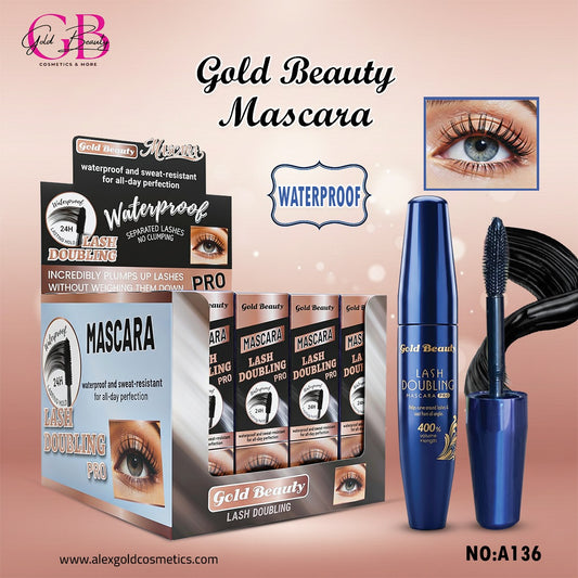 Gold Beauty اسودMascara Black - A136 - A136