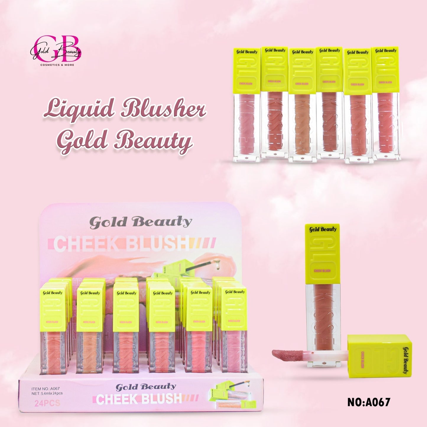 Gold Beauty Liquid Primer 6 Colors - A067 - A067