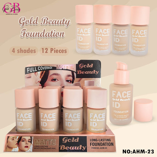 Gold Beauty Foundation 4 Colors - AHM-23 - AHM-23