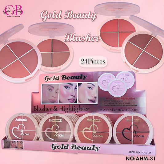 Gold Beauty Highlighter - AHM-31 - AHM-31