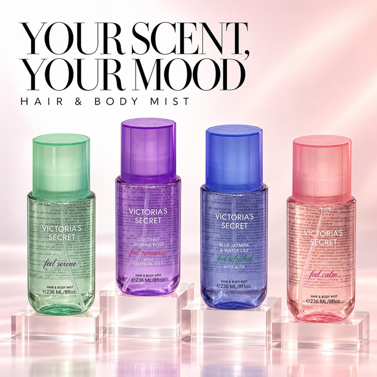 Victoria Clear Body Splash 236ml