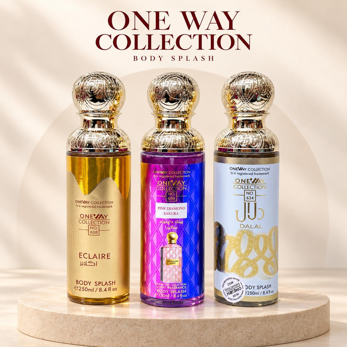 One Way Body Splash 250ml
