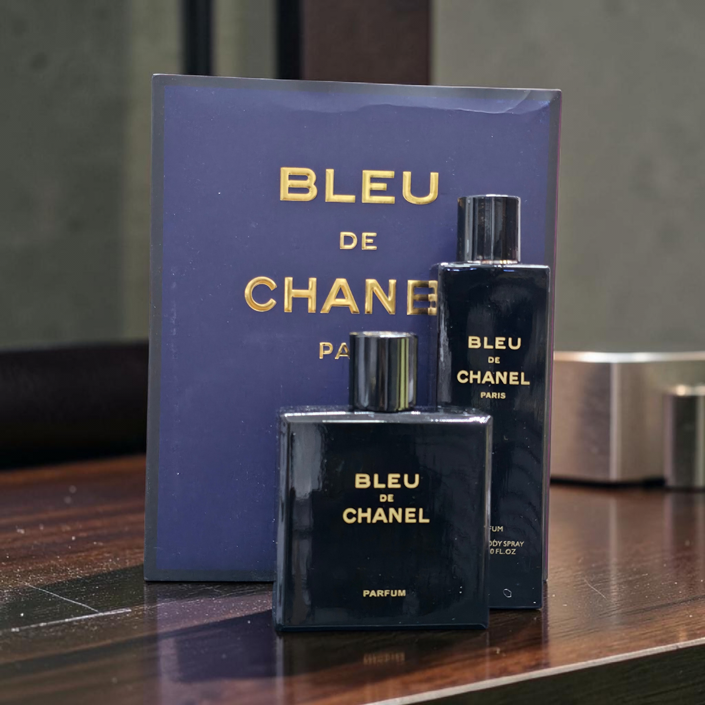 Bleu de Chanel Parfum + Body Spray Set