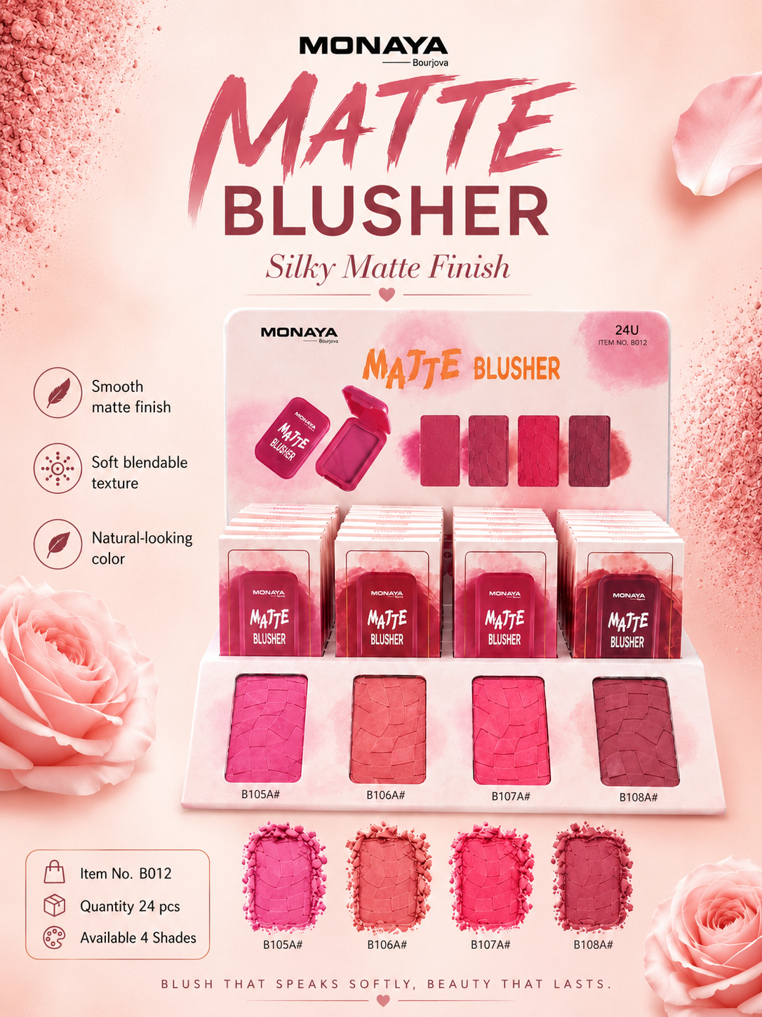 Monaya Matte Blusher B012