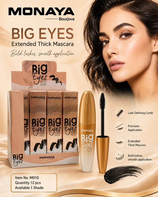 Monaya Big Eyes Extended Thick Mascara M010