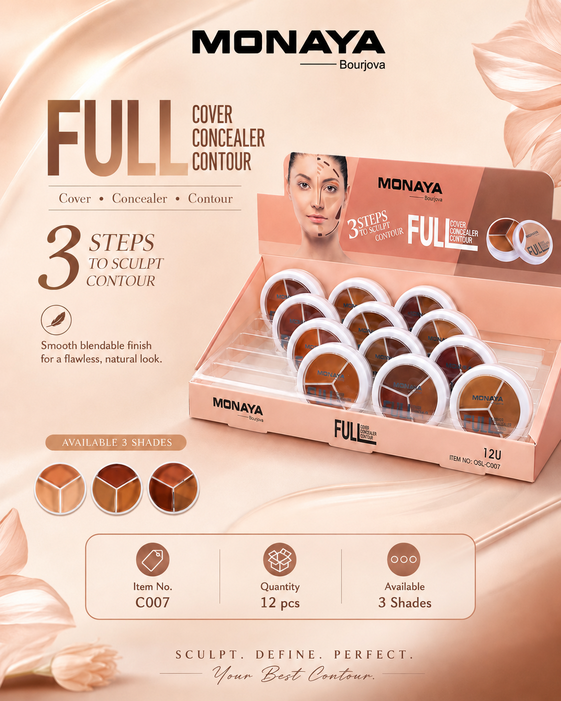 Monaya Face Makeup C007