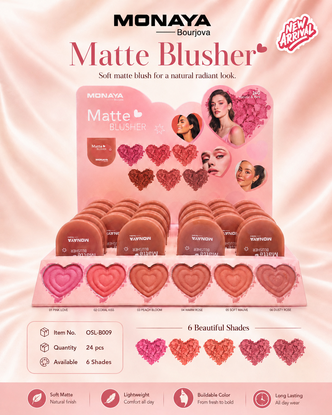 Monaya Matte Blusher B009