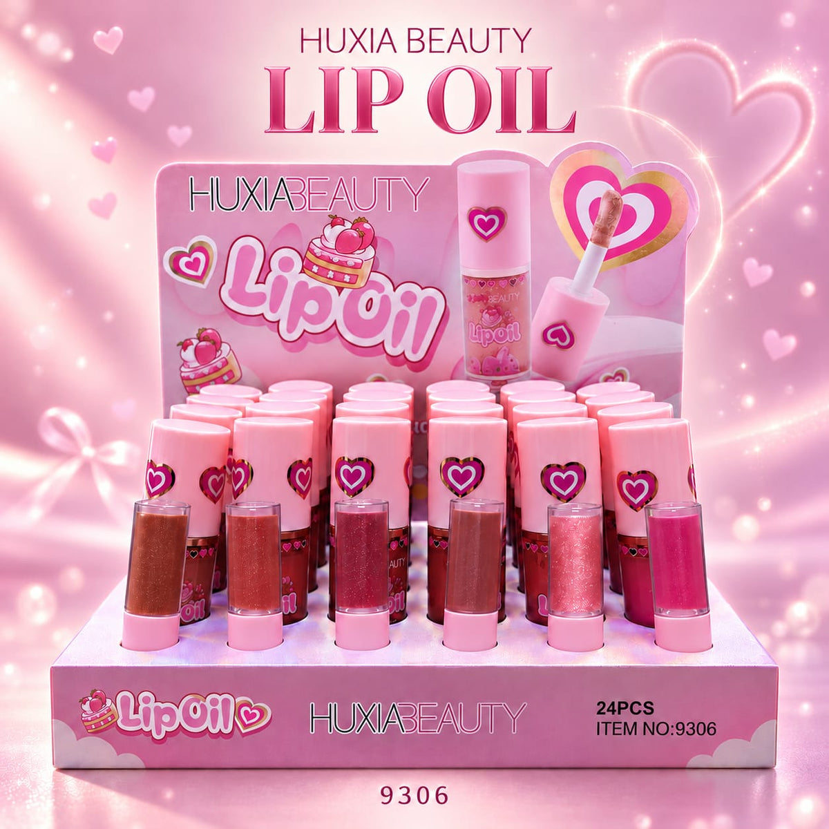 Huxia Beauty Lip Oil 9306 display