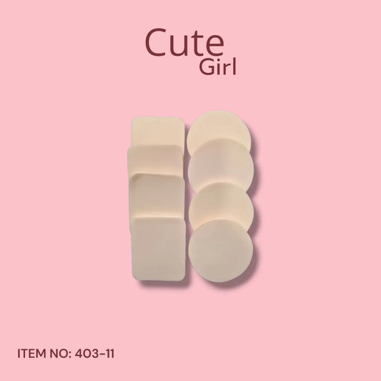 Cute Girl Makeup Sponge Set 4 pcs - 403-11