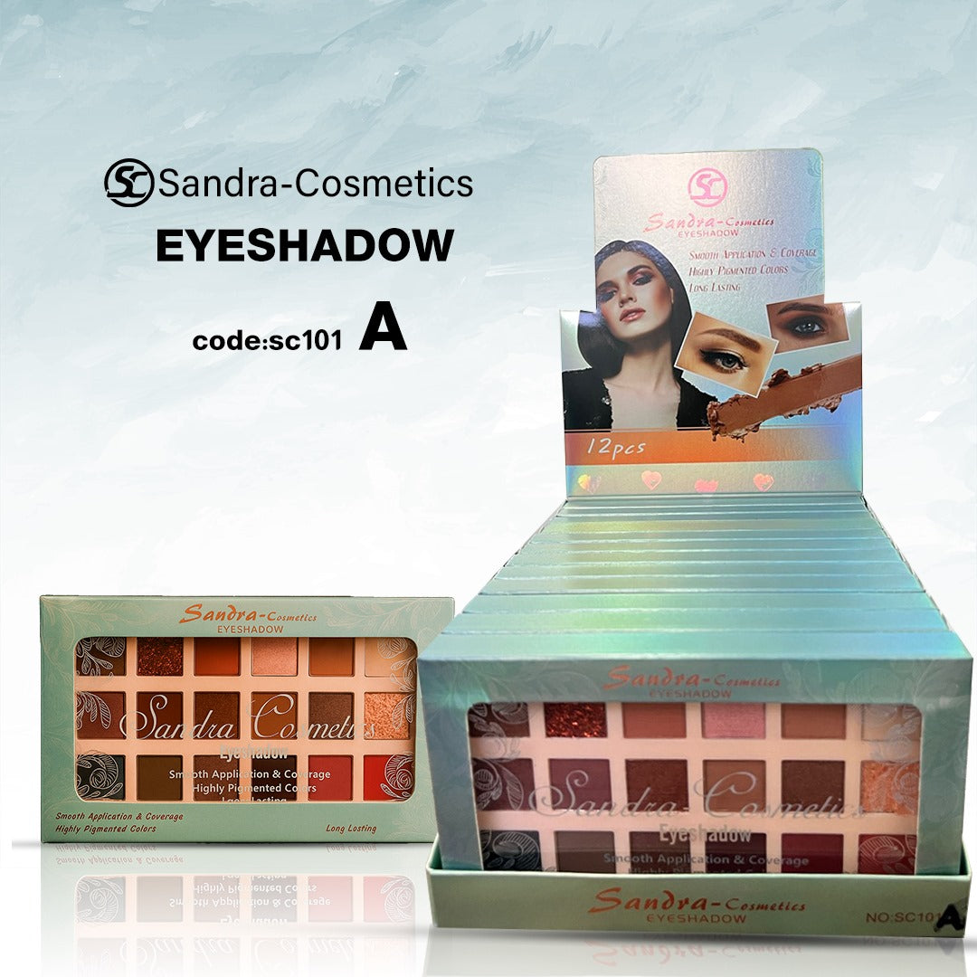Sandra Cosmetics Eyeshadow Palette - SC101A