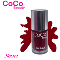 Coco Beauty Nail Polish - Red & Maroon Shades 6