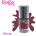 Coco Beauty Nail Polish - Red & Maroon Shades 10