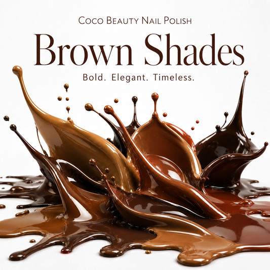 Coco Beauty Nail Polish - Brown Shades