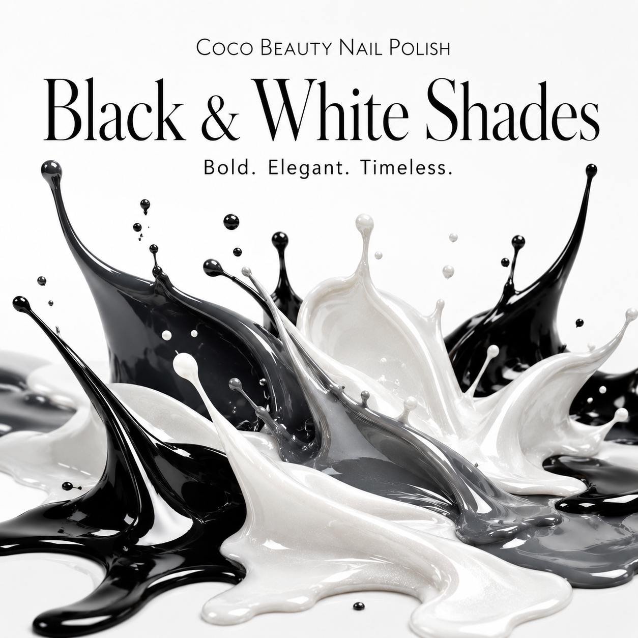 Coco Beauty Nail Polish - Dark & Black Shades