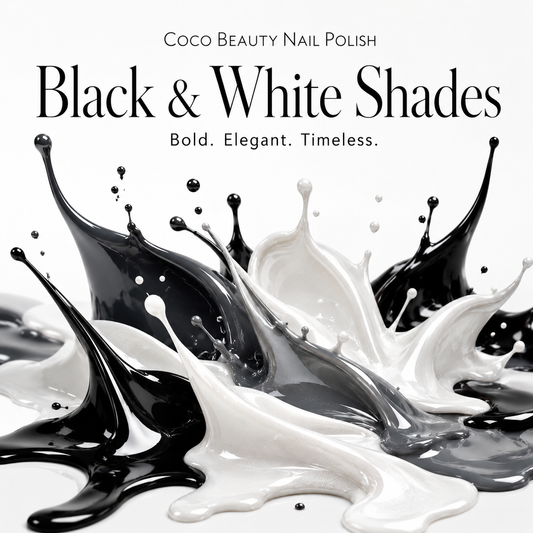 Coco Beauty Nail Polish - Dark & Black Shades