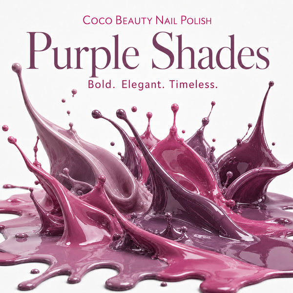 Coco Beauty Nail Polish - Purple & Indigo Shades
