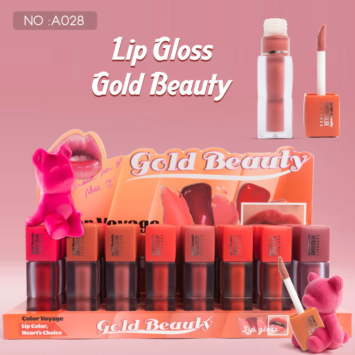 Gold Beauty Lip Gloss - A028