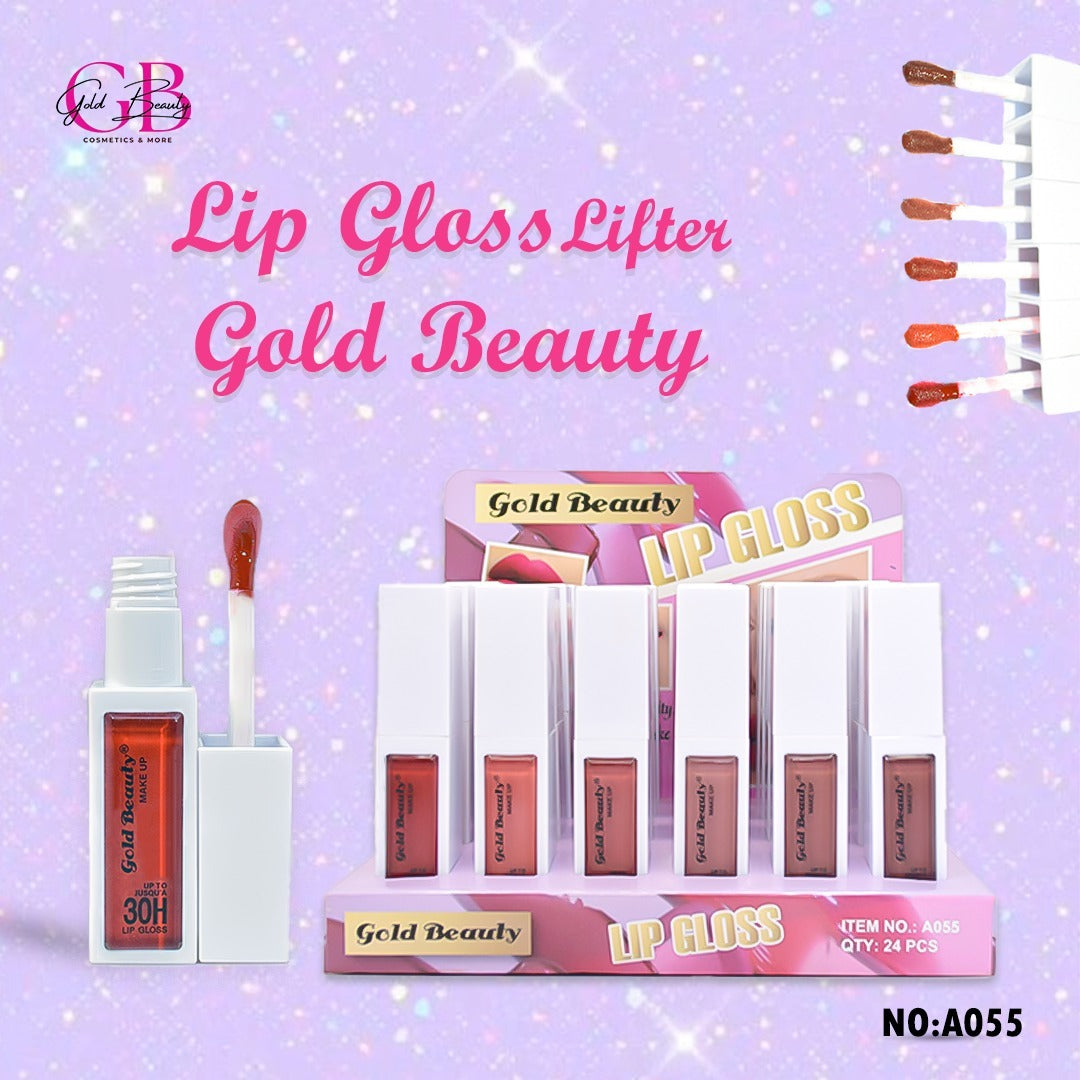 Gold Beauty A055 - ليب جلوس جولد بيوتي  A055