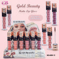 Gold Beauty Matte Lipstick 6 Colors - AHM-12 1