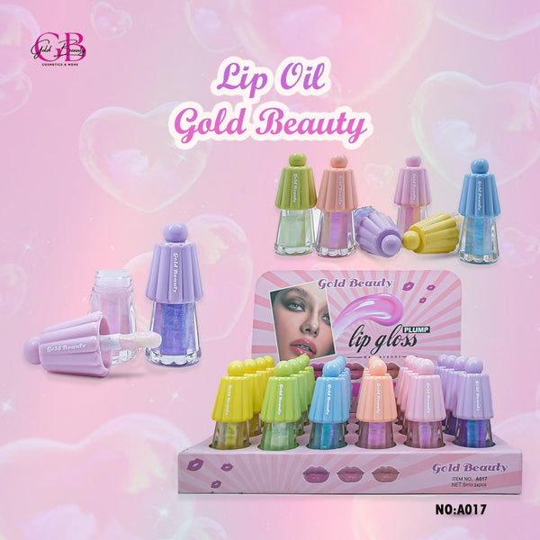 Gold Beauty Lip Oil 6 Colors - A017