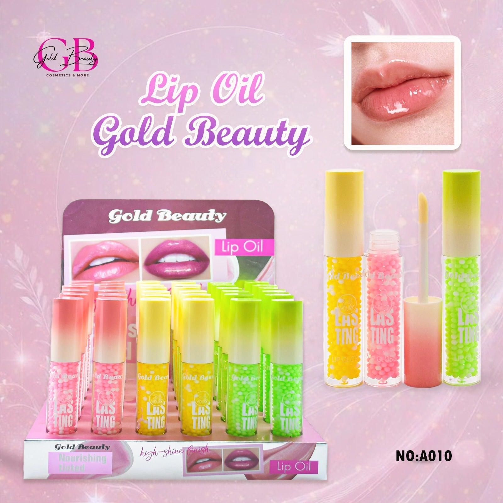 Gold Beauty Lip Oil - A010 - A010