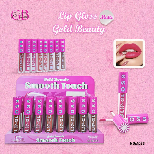 Gold Beauty Matte Lipstick 8 Colors - A033 - A033