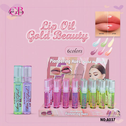 Gold Beauty Lip Oil 6 Colors - A037 - A037