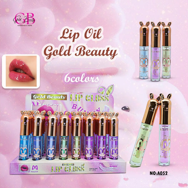 Gold Beauty Lip Oil 6 Colors - A052