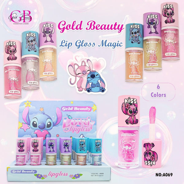 Gold Beauty Magic Lip Gloss 6 Colors - A069