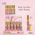 Gold Beauty Matte Lip Gloss 6 Colors - A071 1