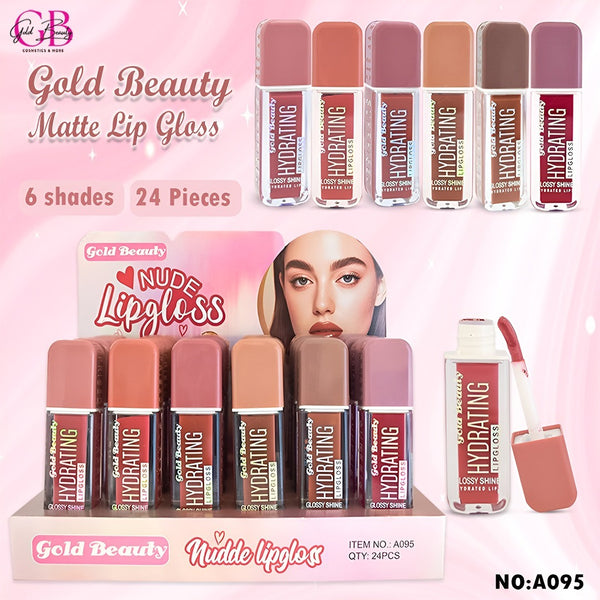 Gold Beauty Matte Lipstick 6 Colors - A095
