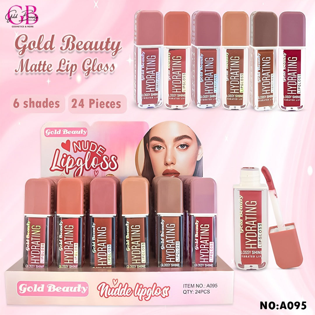 Gold Beauty Matte Lipstick 6 Colors - A095 - A095