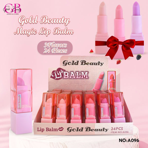 Gold Beauty Lip Balm 4 Colors - A096