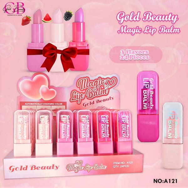 Gold Beauty Lip Balm 4 Colors - A121