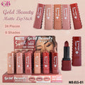 Gold Beauty Matte Lipstick 6 Colors - ELS-01 1