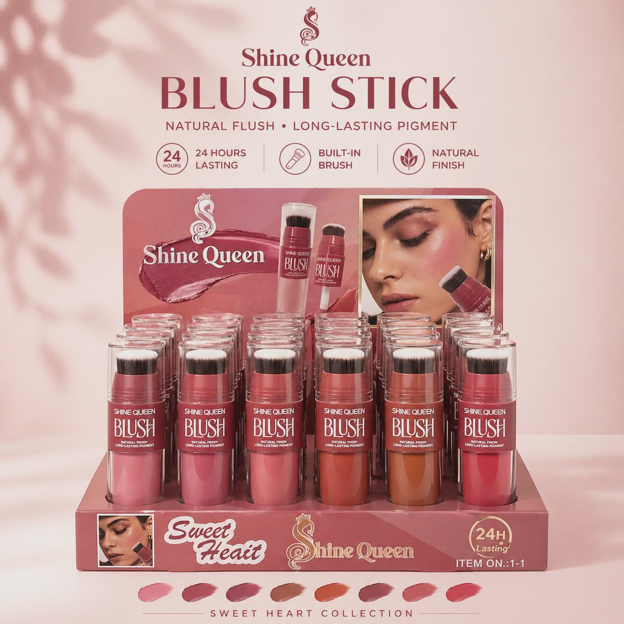 Shiny Queen Liquid Blusher - SQ-1-1 - SQ-1-1