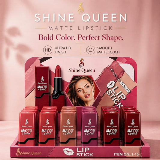 Shiny Queen Matte Lipstick - SQ-1-15 - SQ-1-15