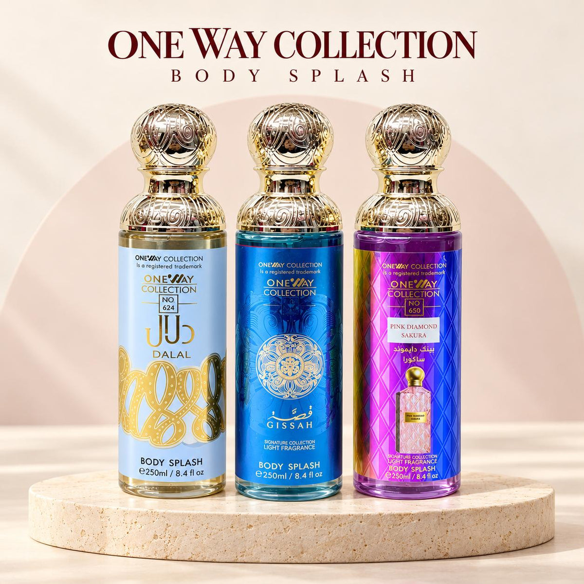 One Way Body Splash 250ml