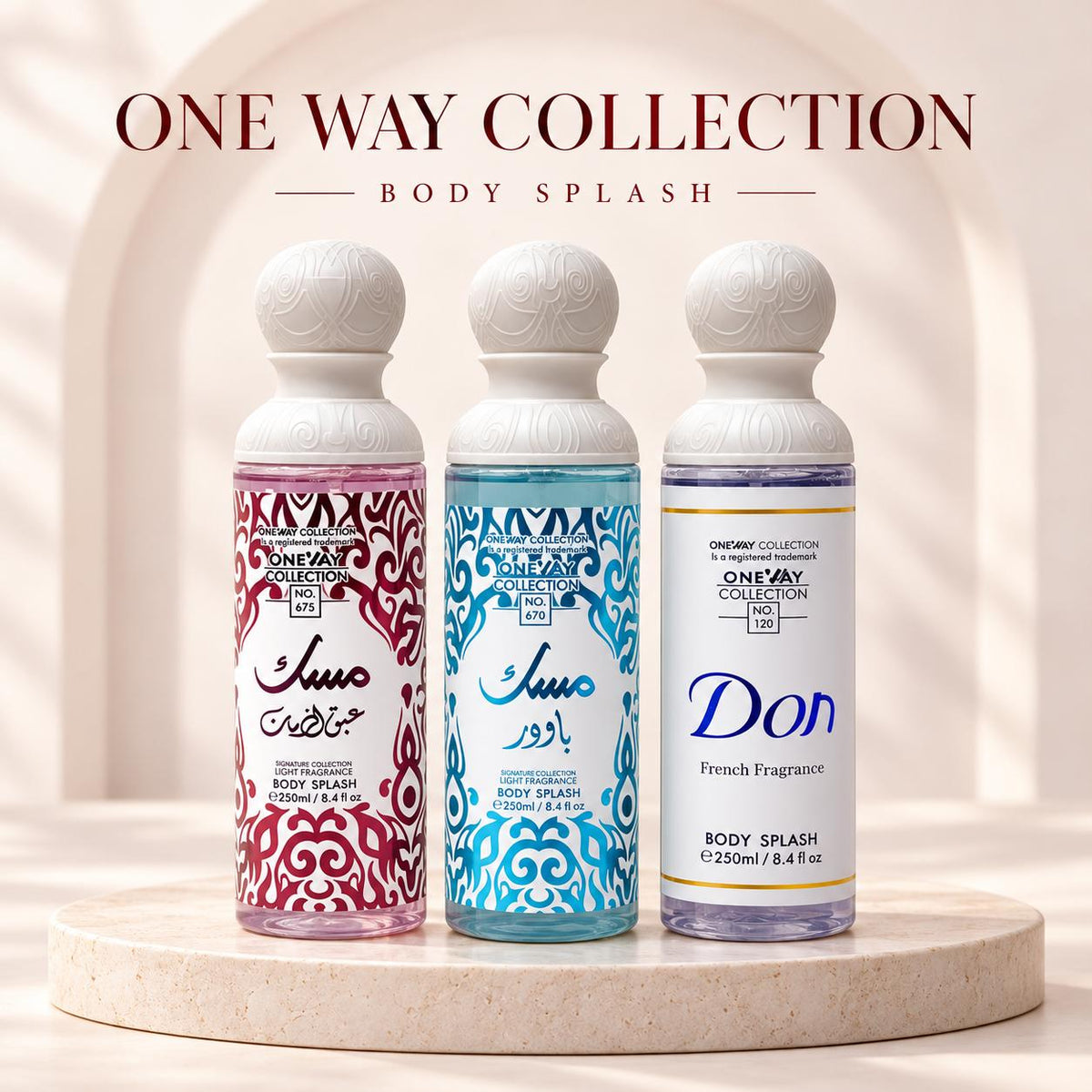 One Way Body Splash 250ml