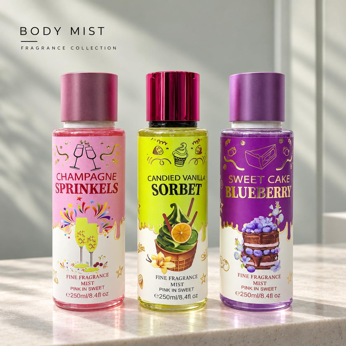 Victoria Fruit Body Splash 250ml