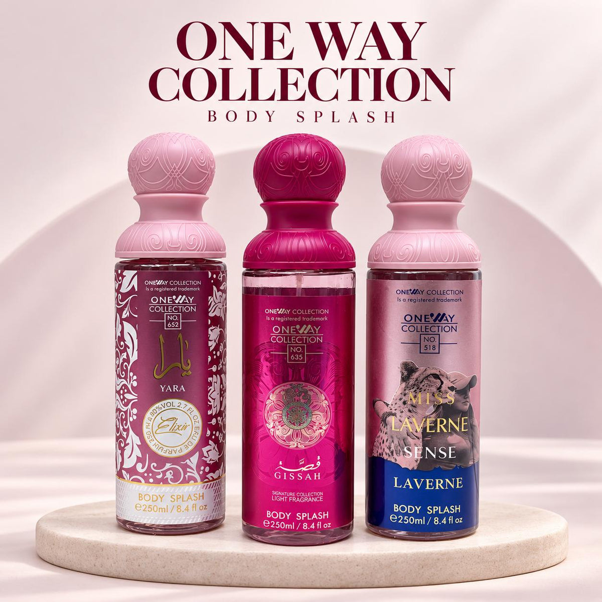 One Way Body Splash 250ml
