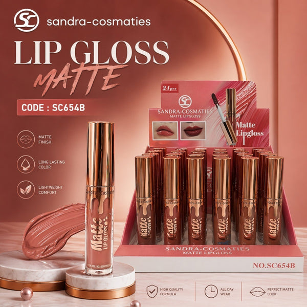 Sandra Cosmetics Matte Lip Gloss - SC554B