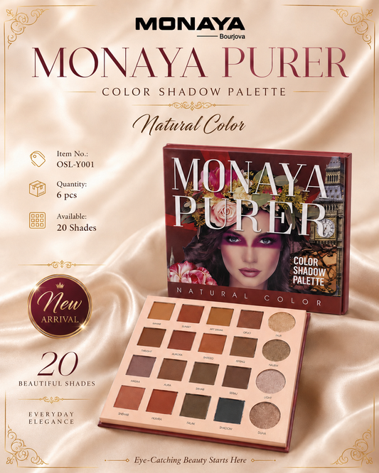 Monaya Purer Natural Color Shadow Palette Y001