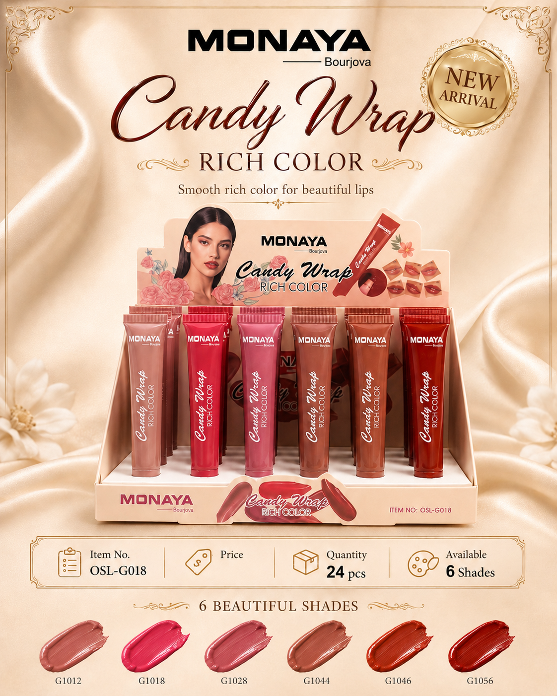 Monaya Candy Wrap Rich Color G018