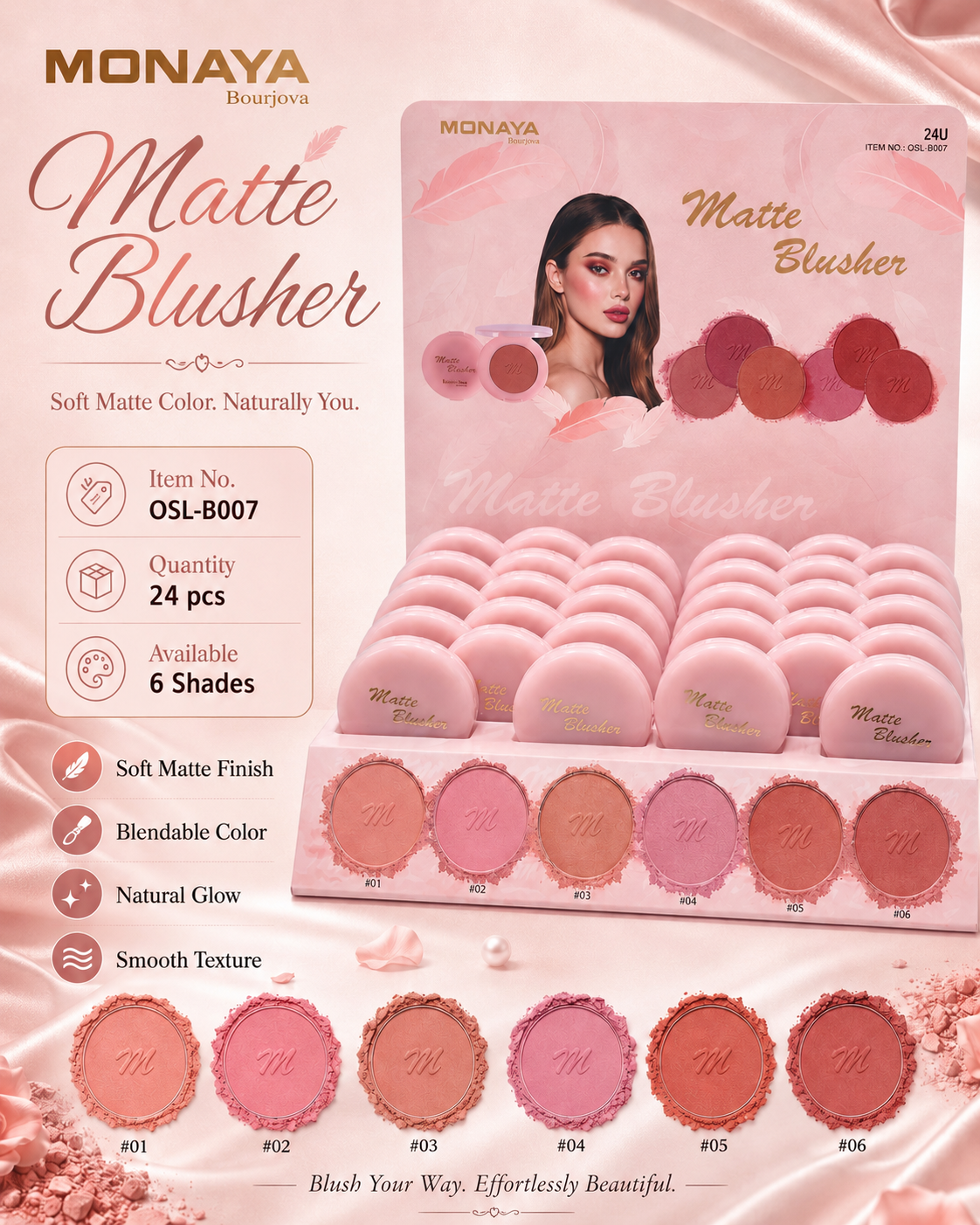 Monaya Matte Blusher B007