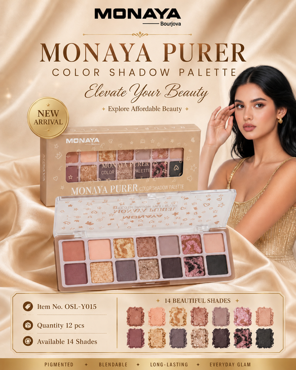 Monaya Purer Color Shadow Palette Y015