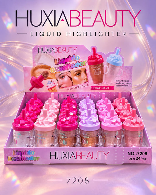Huxia Beauty Liquid Highlighter 7208 display