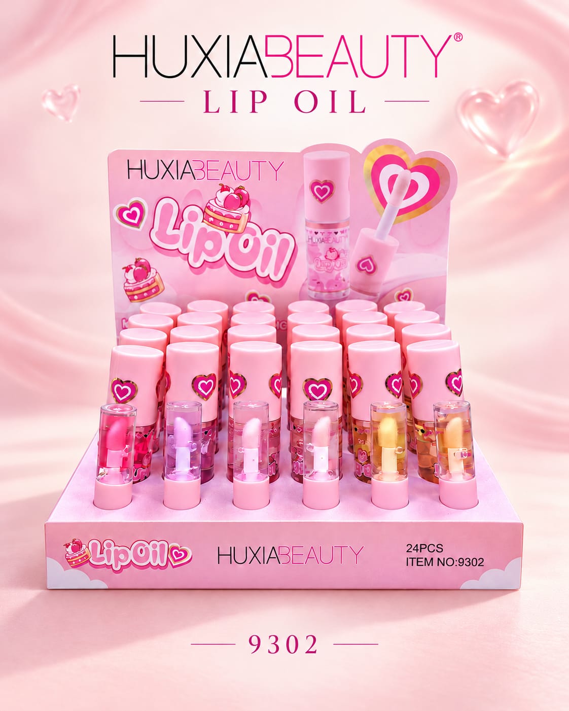 Huxia Beauty Lip Oil 9302 display